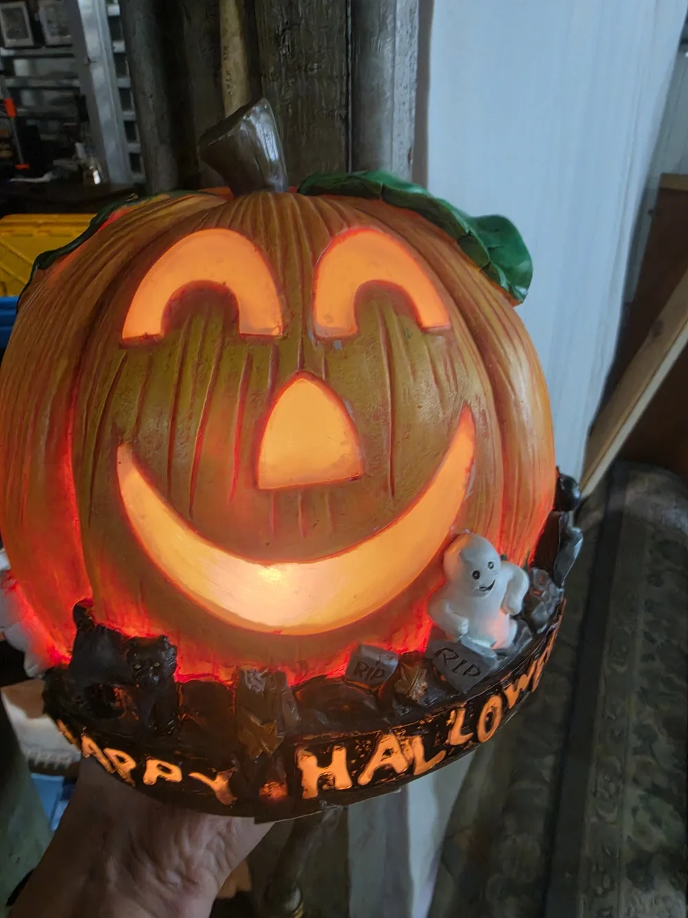 Light-up Halloween Pumpkin Decor